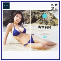 【雑誌切り抜き】週刊プレイボーイ 寺本莉緒 グラビア