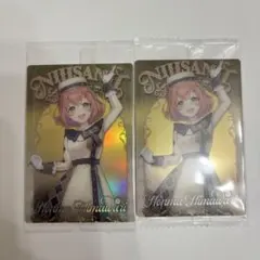 新品未開封 にじさんじウエハース 本間ひまわり バンダイ メタルプラカード