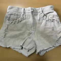 EGOIST ショートパンツ コーデュロイ アイボリー ベージュ