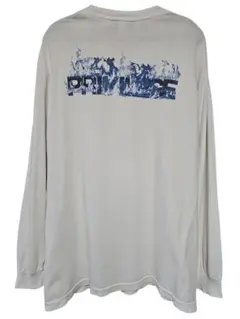 PRIVILEGE PVLG ロゴ 長袖Tシャツ メンズ ロンT L ホワイト白のサムネイル