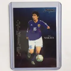 【16.中田浩二】2002年サッカー日本代表・額入りカードセットのバラ売り