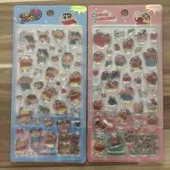 クレヨンしんちゃん　公式硬いシール　2枚セット