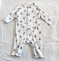 GELATO PIQUE クマ柄カバーオール　70-80