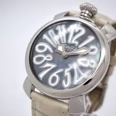 724 稼動 GaGa MILANO 時計 箱付き マヌアーレ40 メンズのサムネイル