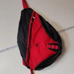 A-かばん　adidas ワンショルダーバッグ レッド/ブラック