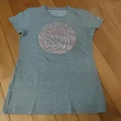 arena　半袖Tシャツ グレー プリント レディース　Lのサムネイル