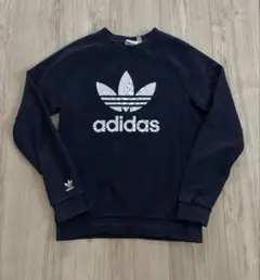 adidas アディダス ロゴトレーナー 150cm 紺色 ネイビー