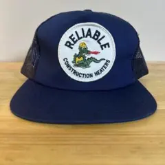 希少80s-90s デッドストック トラッカー キャップ 企業ロゴvintage