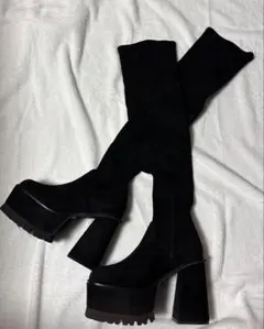 スクエアフィットロングブーツ