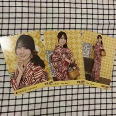 乃木坂46 賀喜遥香 2026浴衣 生写真 3種コンプ - メルカリ