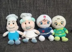 アンパンマンキャラクター ぬいぐるみ 4体セット