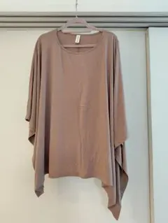 【美品】授乳ケープ 授乳ポンチョ ベージュ