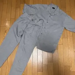 green label relaxing水色セットアップ　ジャケットL・パンツM