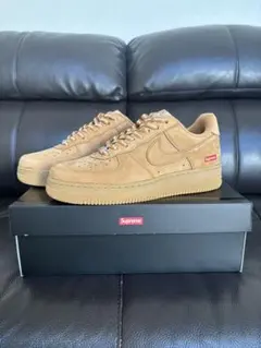 Supreme × Nike Air Force1 Low Flax/Wheat