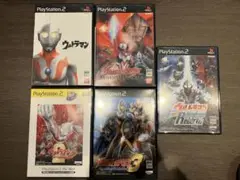 【PS2ソフト　ウルトラマン】5点まとめ売り　希少　レア