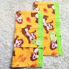 ２枚　チップとデール Disney ディズニー　バスタオル　新品　綿100%のサムネイル