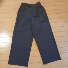 コムサモデルズ　ワイドパンツ ダークグレー