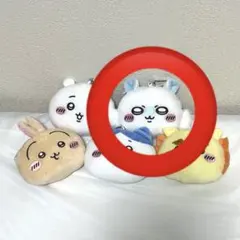 ちいかわぬいぐるみパスケースポーチモモンガ