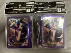 ワンピースカードゲーム　オフィシャル　スリーブ　ハンコック　2個セット