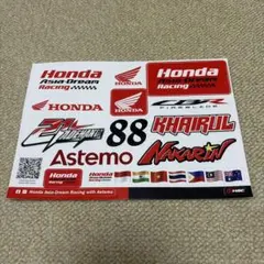 Honda アジアドリームレーシング ステッカー
