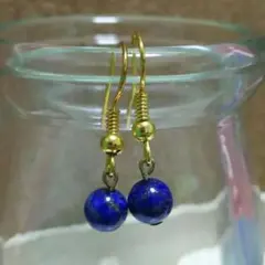 【simple☆石を選べる】ゆらゆら揺れる天然石ピアス(イヤリング)