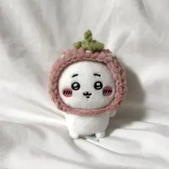 ちいかわ おすわりぬいぐるみサイズ 編み物 ハンドメイド いちご ピンク