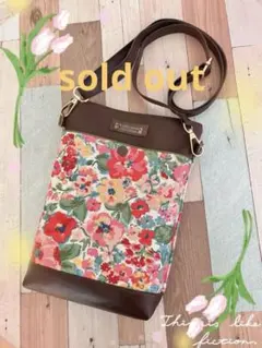 キャスキッドソン✨花柄ショルダーバッグ ポシェット✨ハンドメイド