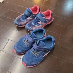 瞬足 キッズ スニーカー 2足セット　１９cm