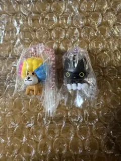 サンエックスユニバース　チャームつきグミ アフロ犬・靴下にゃんこ