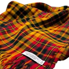 美品★Lochcarron スコットランド製 タータンチェックマフラー ストール