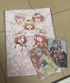 五等分の花嫁 ポスターとポストカードセット