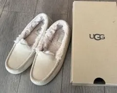 UGG ピンクベージュモカシン アンスレー 23㎝