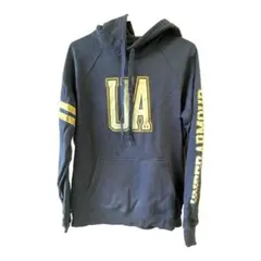 アンダーアーマー パーカー スポーツウェア 紺 ロゴ