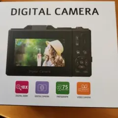 初心者におすすめ❤4Kデジタルカメラ 48MP 16倍ズーム パールシルバー 