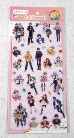 カラフルピーチ　からぴち　クリアシール　シール　ステッカー