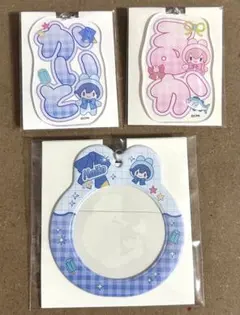初音ミク KAITO 巡音ルカ アクリルキーホルダー 缶バッジホルダー 百均