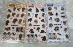 THE DOG ザドッグ PUKPUK JELLYぷくぷくシール　3種セット