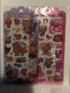 【正規品】ドロップジェリーシール 日焼けキティ 日焼け サンリオ 2点セット