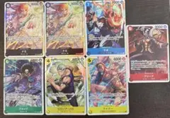 ワンピースカード 神の島の冒険 ナミ ブルック ワイパー クリークSR4枚セット