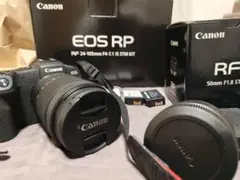 【美品】Canon EOS RP RF24-105mm RF28mm セット EOS RP・RF24-105 IS STM レンズキット【25年夏：1.5万円