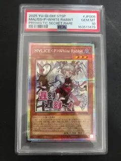 遊戯王　MALICE ホワイトラビット　プリシク　プリズマ　psa10 スタンプ 遊戯王 MALICE ホワイトラビット プリシク プリズマ psa10 スタンプ