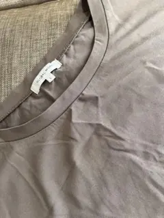GLOBAL WORK フリル袖 ブラウンTシャツのサムネイル