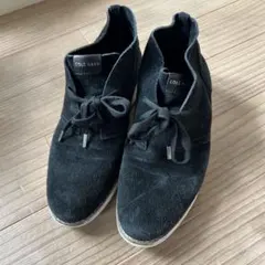 【美品】COLE HAAN ブラック スエードブーツ