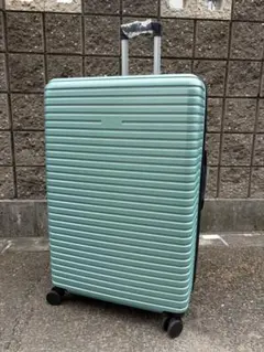 大容量LLサイズ134L☆新品TSAロック付スーツケース 黄色 軽量 長期旅行