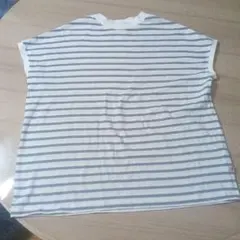 coen　コーエン　USAコットン ボーダー　 Tシャツ　 フレンチスリーブ