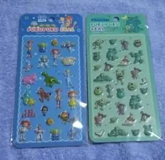 トイ・ストーリー&モンスターズ・インク ぷくぷくシール 2シートセット