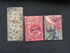 プチドロップステッカー　happyくじ　H賞　スティッチ