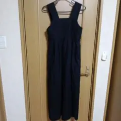 （新品）ディスコート黒 ロングワンピース