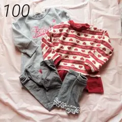 トレーナ 2点 ヒートテック ストレッチパンツ アームウォーマーまとめて セット