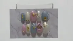 ハンドメイドネイルチップc現品限り